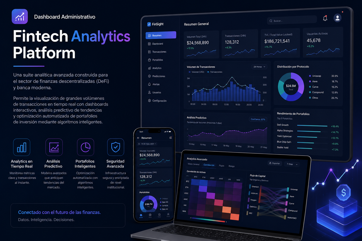 Fintech Analytics Platform Dashboard